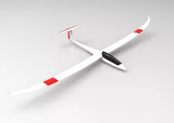 Glider Airplane 3D model