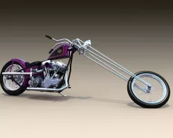 Harley classic Swedish chopper