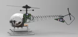 helicopter  3D model