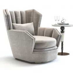 Hemingway Armchair 3D model