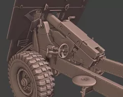 Howitzer 3D model