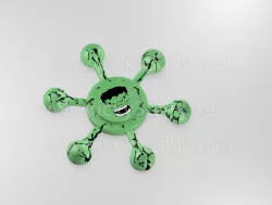 Hulk Spinner 3D model