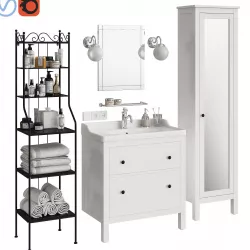 Ikea Hemnes bathroom 3D model