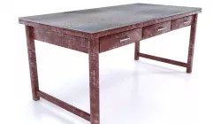 Industrial Metal Table Low-poly  3D model