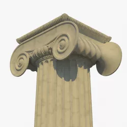 Ionic column b 3D model
