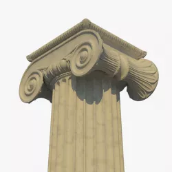 Ionic column c 3D model