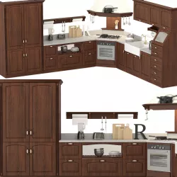 Kitchen Scavolini classic 3D model