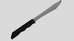 Knife Low-poly  3D model