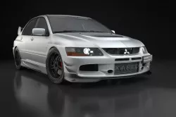 Lancer Evolution IX Tuned 3D model