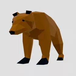 LOW POLY  ANIMALS Low-poly  3D model