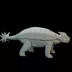 Low-Poly Ankylosaurus Low-poly  3D model