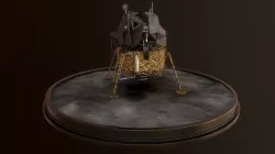 Lunar Module - LEM - Apollo program Low-poly  3D model