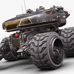 Mars Rover 3D model