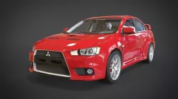 Mitsubishi Lancer Evolution X MR CZ4A 2010 3D model