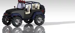Modified Wrangler Rubicon 2013 (My design)