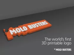 Mold Busters - 3D Printable Logo