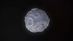 Moon Toon Low-poly  3D model