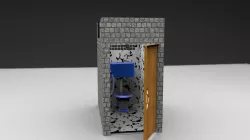my hostel wash room's 3d model