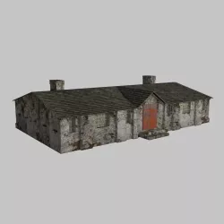 Old barrack 3D model