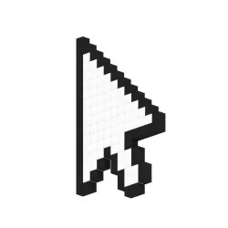 Pointer Mouse Arrow Cursor 3D model