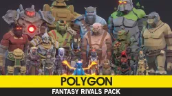 POLYGON - Fantasy Rivals Pack Low-poly  3D model