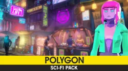 POLYGON - Sci-Fi Pack Low-poly  3D model
