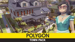 POLYGON - Town Pack Low-poly  3D model