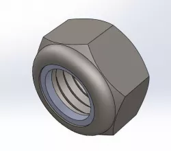 Porca sextavada autotravante M8 (Self-locking hex nut M8)