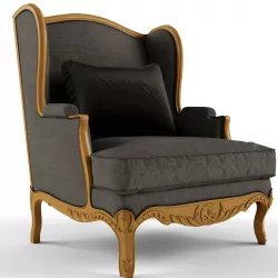 Provasi Fontaine Armchair 3D model 3D model
