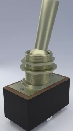 radio part switch 3D model