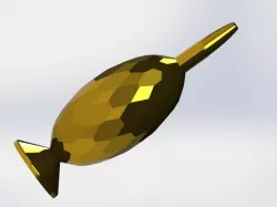 Random Bullet on Golf Ball Stand