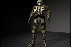 Robot Soldier Low-poly  3D model