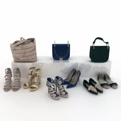 Shoes and Bags 3D model