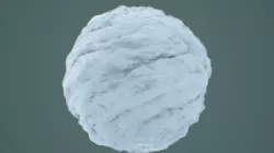 Snow Material Texture 4K PBR 3D model