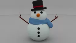 Snowman 3D model