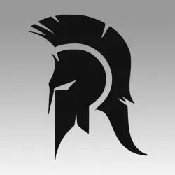 Spartan logo 3D model