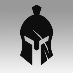 Spartan logo 3D model