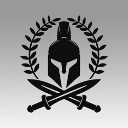 Spartan logo 3D model
