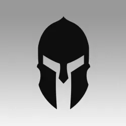 Spartan logo 3D model