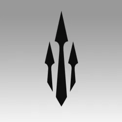 Spartan logo 3D model