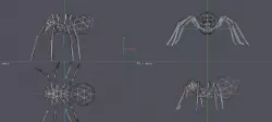 Spider Low-poly  3D model