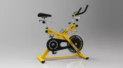 Stationary Spinning Bike 3D model