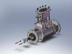 Steam engine cylnder