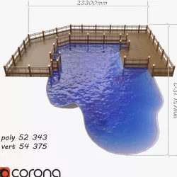 swimming pool 3D model