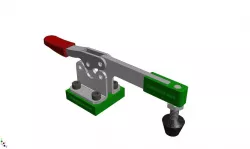 Toggle Clamp Destaco 215-s with Rubber End & Block