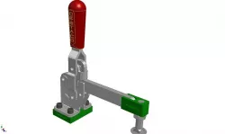 Toggle Clamp Destaco 247-s with Carriage Bolt & Block
