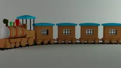 Train 3D model