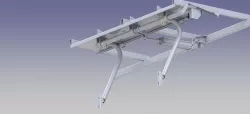 Travel Bus - Baggage compartment door system
