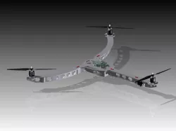 Tri copter "tri bow"