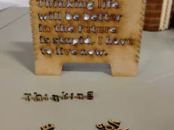 Typo Lamp â€“ Lasercut